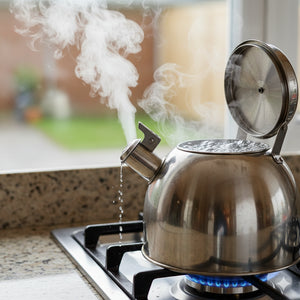 Hervir 1 L y apagar 1