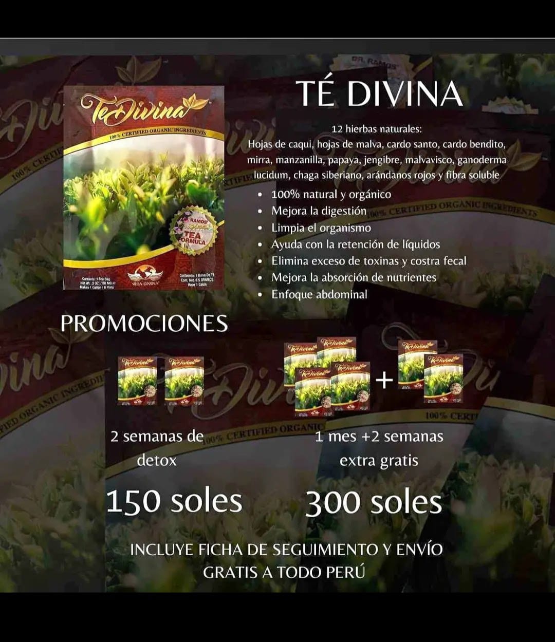 Te divina de 150 soles y 300 soles